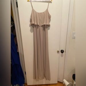 SHOW ME YOUR MUMU , Caitlin Ruffle Maxi Dress size small